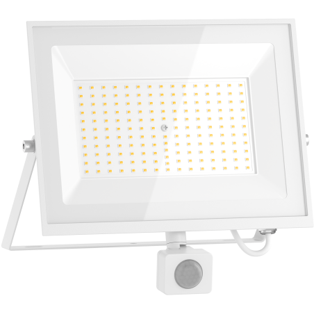 Mexen Luxpro+ LED prožektor liikumisanduriga, 100W, külm - 6500K, 11000 lm, valge - L236-100-65-20