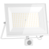 Mexen Luxpro+ LED floodlight with motion sensor, 100W, Cool - 6500K, 11000 lm, white - L236-100-65-20