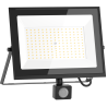 Mexen Luxpro+ LED-kohvavalgusti liikumisanduriga, 100W, Neutraalne - 4000K, 11000 lm, must - L236-100-40-70