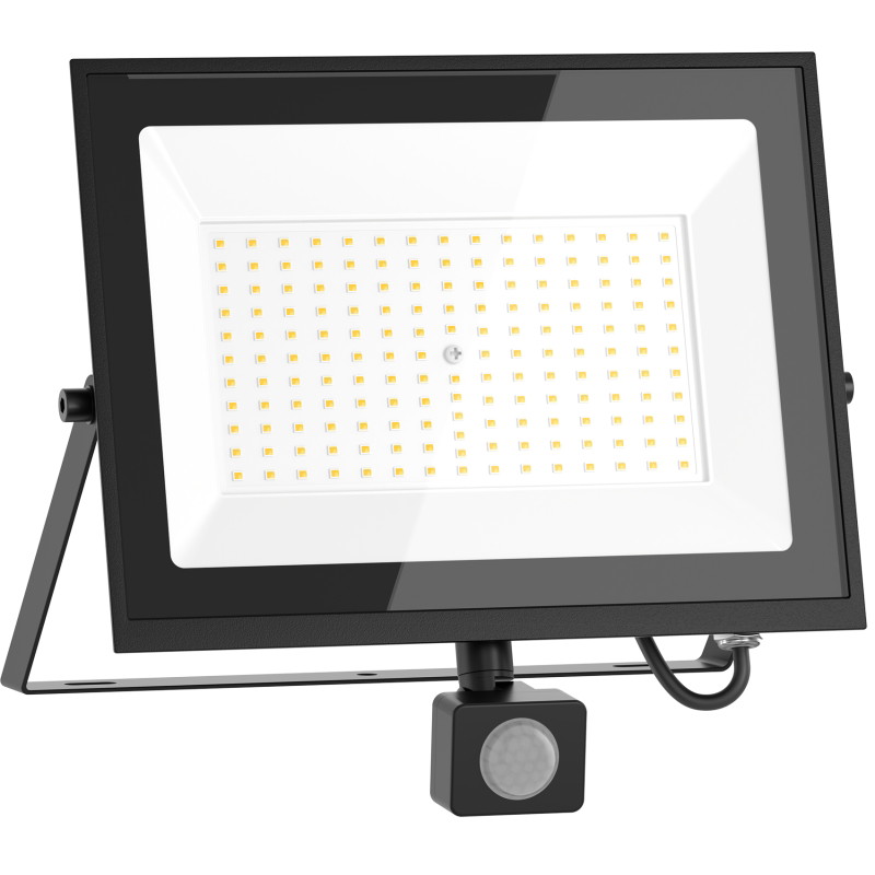 Mexen Luxpro+ LED-valgusti liikumisanduriga, 100W, Külm - 6500K, 11000 lm, must - L236-070-65-70 - L236-100-65-70
