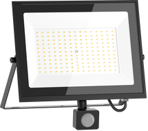 Mexen Luxpro+ LED floodlight with motion sensor, 100W, Cool - 6500K, 11000 lm, black - L236-070-65-70 - L236-100-65-70