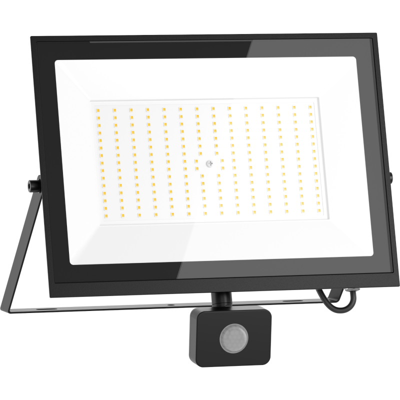 Mexen Luxpro+ LED-projektor liikumisanduriga, 150W, Neutraalne - 4000K, 16500 lm, must - L236-150-40-70