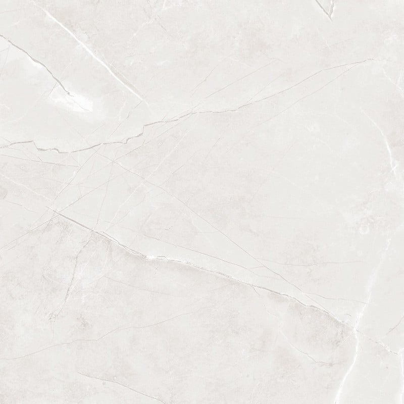 Mexen Boca Bianco gres szkliwiony rekt. G1, płytka podłogowo-ścienna 60 x 60 cm, połysk - TL102-060-060-00