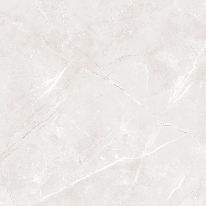 Mexen Boca Bianco glazed porcelain rectified G1, floor and wall tile 60 x 60 cm, gloss - TL102-060-060-00