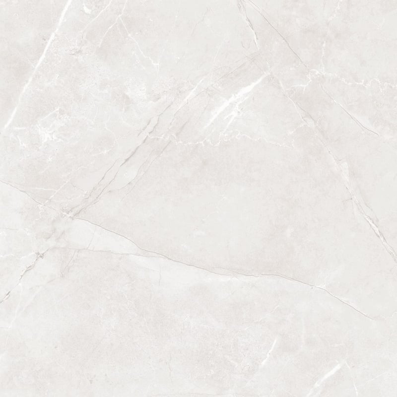Mexen Boca Bianco glazed porcelain rectified G1, floor and wall tile 60 x 60 cm, gloss - TL102-060-060-00
