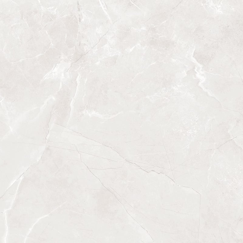 Mexen Boca Bianco glazed porcelain rectified G1, floor and wall tile 60 x 60 cm, gloss - TL102-060-060-00