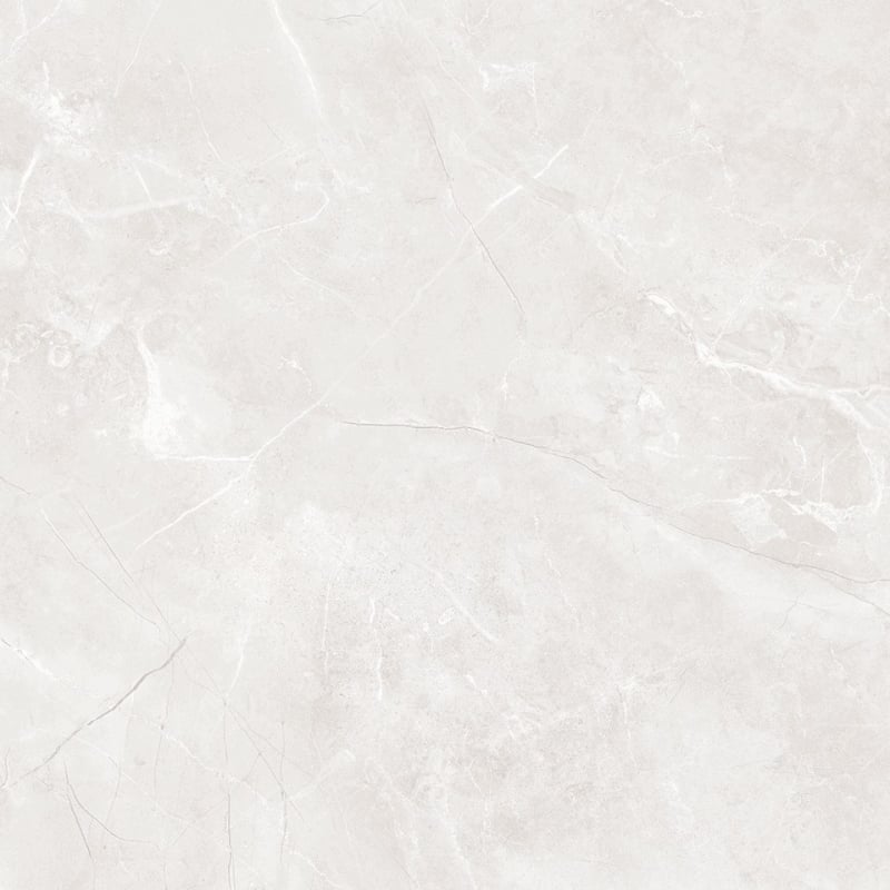 Mexen Boca Bianco glazed porcelain rectified G1, floor and wall tile 60 x 60 cm, gloss - TL102-060-060-00