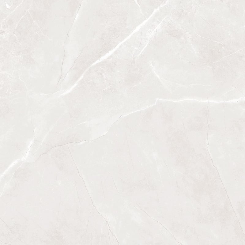 Mexen Boca Bianco glazed porcelain rectified G1, floor and wall tile 60 x 60 cm, gloss - TL102-060-060-00