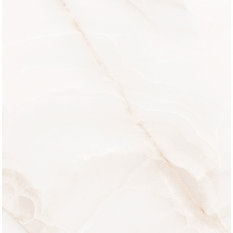 Mexen Onyx Valge poleeritud portselanplaat rekt. G1, põranda-seinaplaat 60 x 60 cm, läikiv - TL106-060-060-01