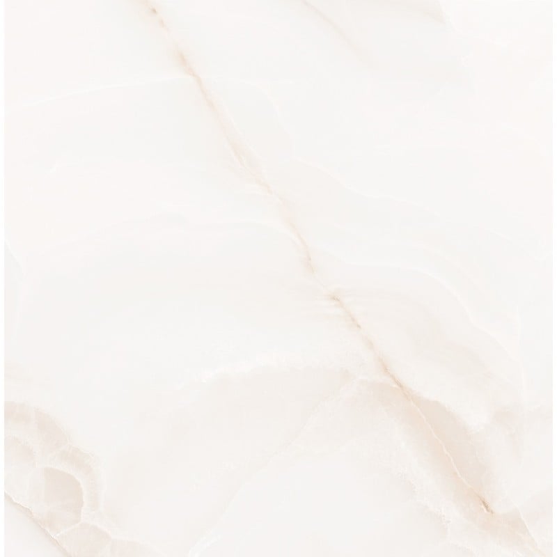 Mexen Onyx White gres szkliwiony rekt. G1, płytka podłogowo-ścienna 60 x 60 cm, połysk - TL106-060-060-01