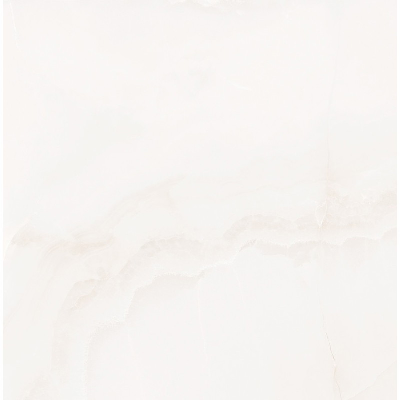 Mexen Onyx Valge poleeritud portselanplaat rekt. G1, põranda-seinaplaat 60 x 60 cm, läikiv - TL106-060-060-01