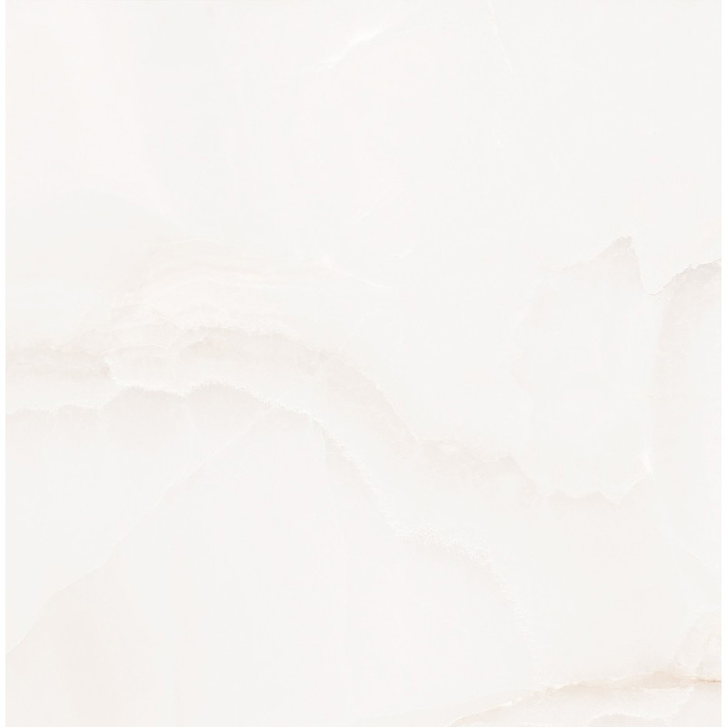 Mexen Onyx Valge poleeritud portselanplaat rekt. G1, põranda-seinaplaat 60 x 60 cm, läikiv - TL106-060-060-01