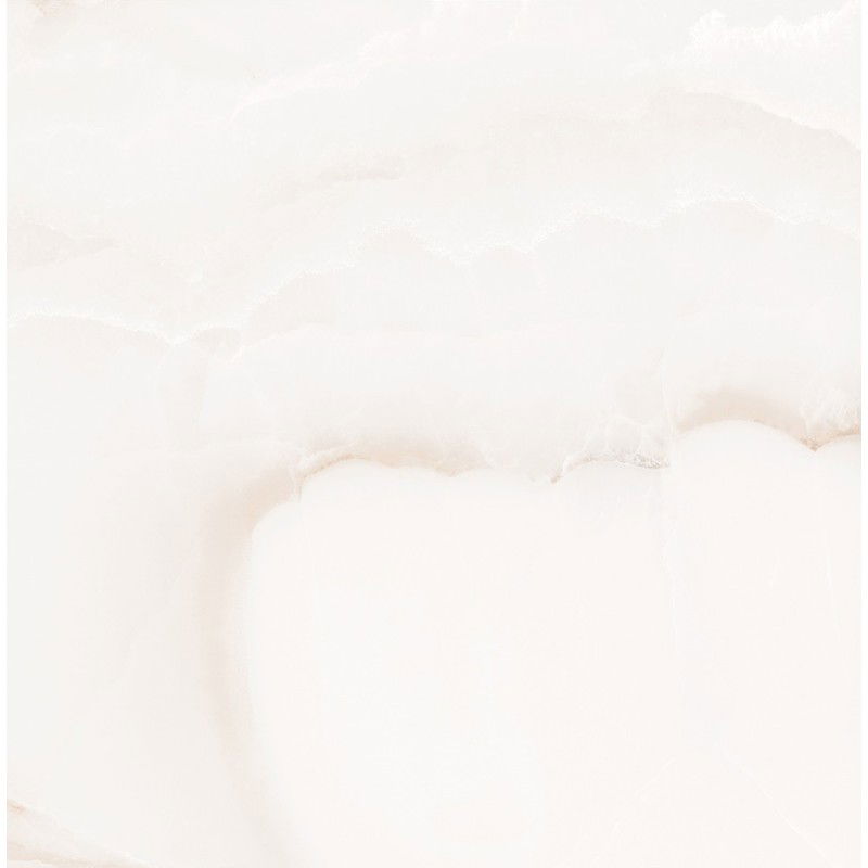 Mexen Onyx Weißer glasierter Rektifikat-Gres G1, Boden- und Wandfliese 60 x 60 cm, glänzend - TL106-060-060-01