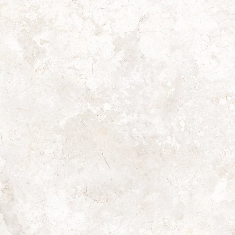 Mexen Tubac Bianco glazed rectified porcelain tile G1, floor and wall tile 60 x 60 cm, gloss - TL118-060-060-01
