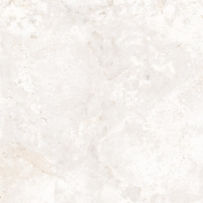 Mexen Tubac Bianco glazed rectified porcelain tile G1, floor and wall tile 60 x 60 cm, gloss - TL118-060-060-01