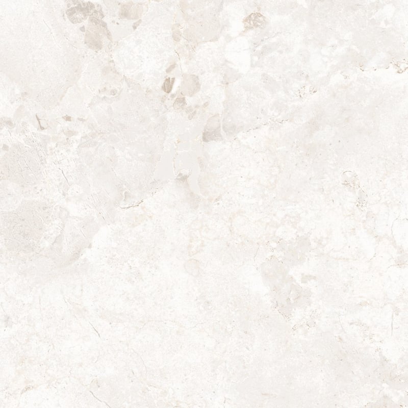 Mexen Tubac Bianco glazed rectified porcelain tile G1, floor and wall tile 60 x 60 cm, gloss - TL118-060-060-01
