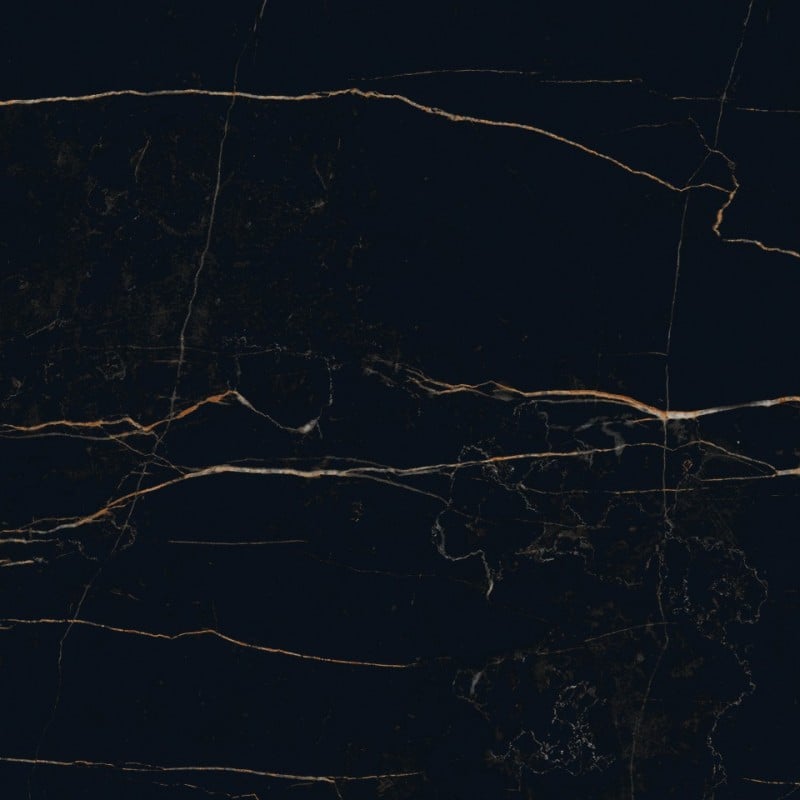 Mexen Flamingo Black glazed rectified gres tile G1, floor-wall tile 60 x 60 cm, high gloss - TL215-060-060-00