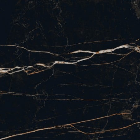 Mexen Flamingo Black glazed rectified gres tile G1, floor-wall tile 60 x 60 cm, high gloss - TL215-060-060-00