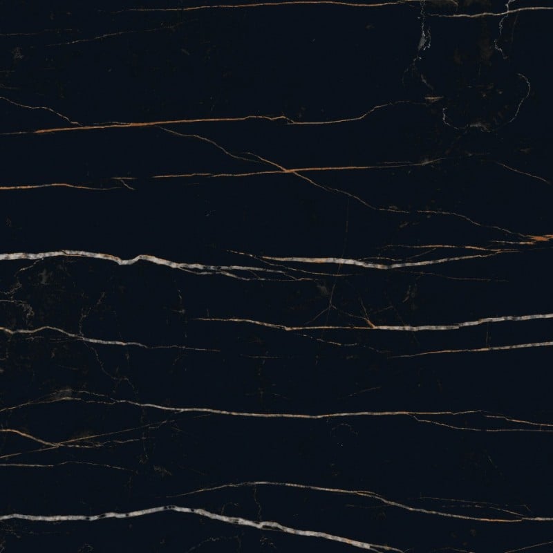 Mexen Flamingo Black glazed rectified gres tile G1, floor-wall tile 60 x 60 cm, high gloss - TL215-060-060-00