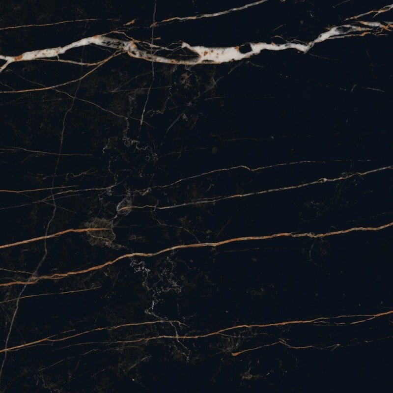 Mexen Flamingo Black glazed rectified gres tile G1, floor-wall tile 60 x 60 cm, high gloss - TL215-060-060-00