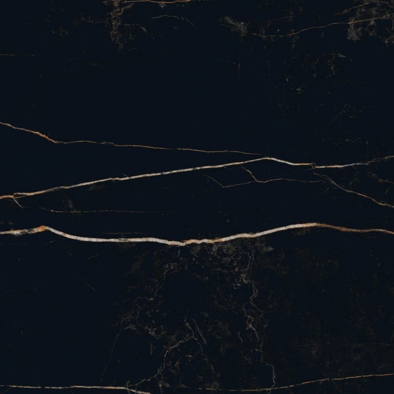 Mexen Flamingo Black glazed rectified gres tile G1, floor-wall tile 60 x 60 cm, high gloss - TL215-060-060-00