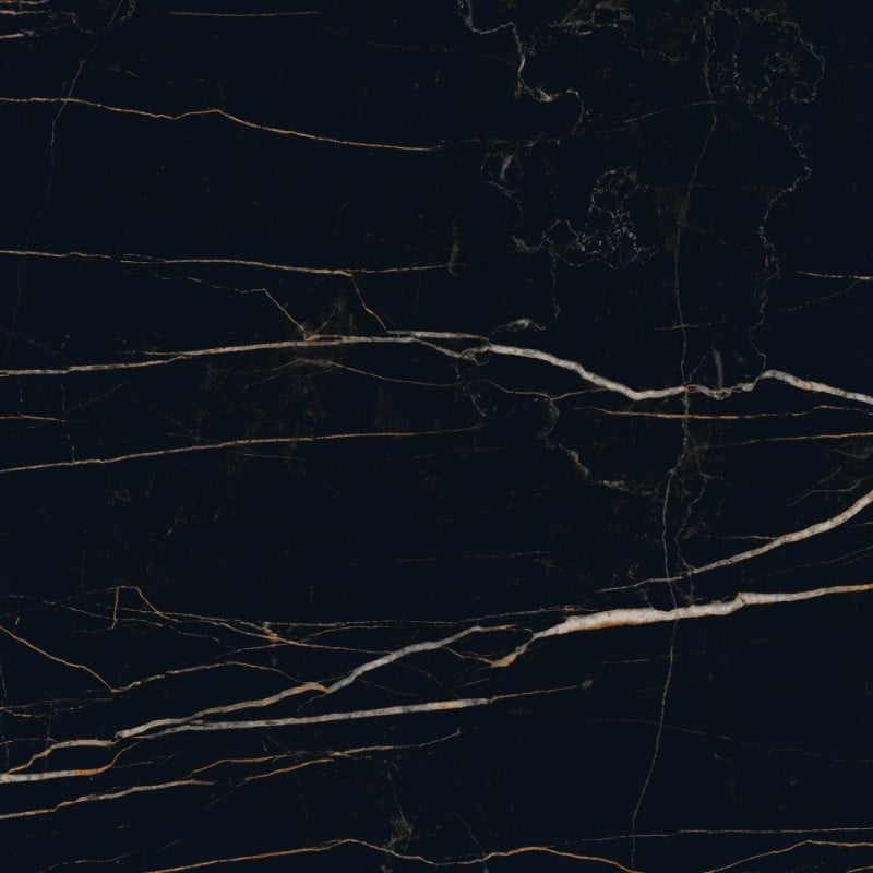 Mexen Flamingo Black glazed rectified gres tile G1, floor-wall tile 60 x 60 cm, high gloss - TL215-060-060-00