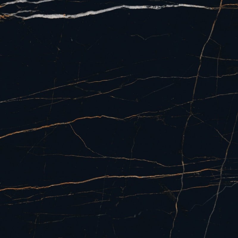 Mexen Flamingo Black glazed rectified gres tile G1, floor-wall tile 60 x 60 cm, high gloss - TL215-060-060-00