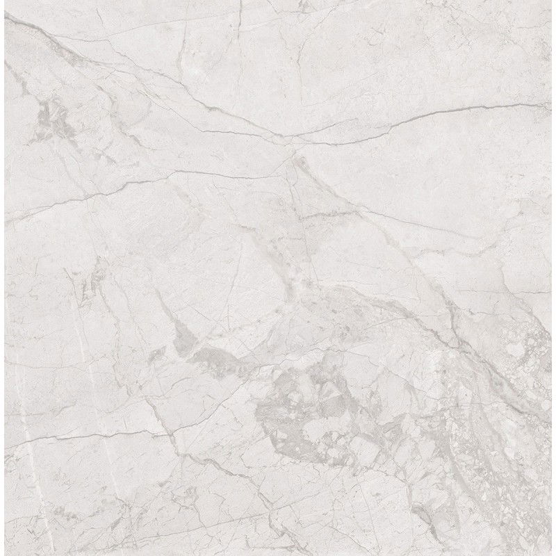 Mexen Morella Bianco glazed porcelain rectified G1, floor-wall tile 60 x 60 cm, carving - TL412-060-060-00