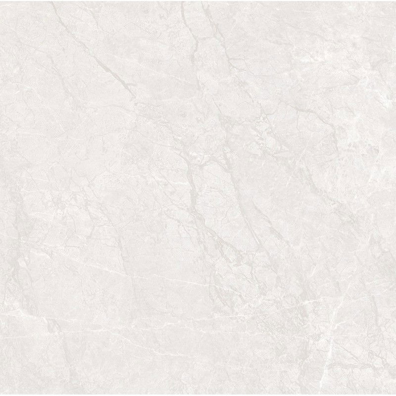 Mexen Egeo White glazed rectified porcelain tile G1, floor and wall tile 60 x 60 cm, carving - TL415-060-060-02