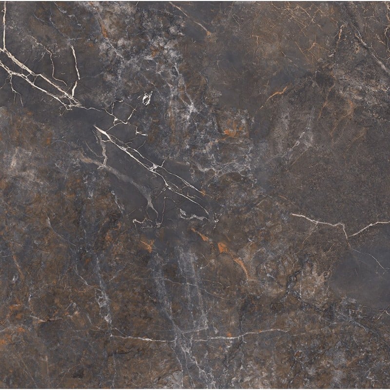 Mexen Visby Black glazed rectified gres G1, floor-wall tile 60 x 60 cm, carving - TL428-060-060-02