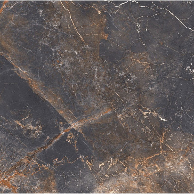 Mexen Visby Schwarze glasierte Feinsteinzeug rekt. G1, Boden- und Wandfliese 60 x 60 cm, Carving - TL428-060-060-02