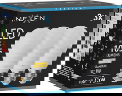 Mexen Nova 3x Λάμπα LED E27, A60, 10W, Θερμό - 3000K, 1055 lm - L100-E27-1030-01x03
