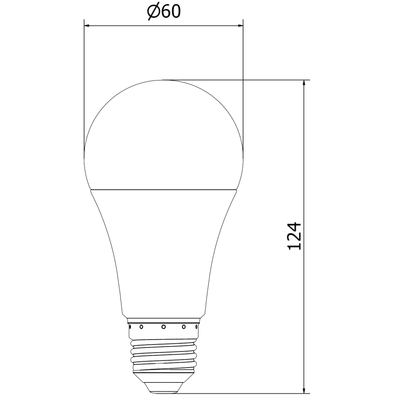 Mexen Nova 3x żarówka LED E27, A60, 15W, Zimna - 6500K, 1575 lm - L100-E27-1565-01x03