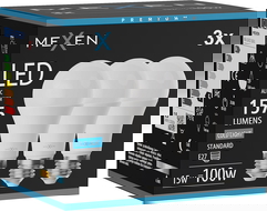 Mexen Nova 3x LED-Glühbirne E27, A60, 15W, Kalt - 6500K, 1575 lm - L100-E27-1565-01x03