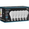 Mexen Nova 6x Bombilla LED E27, A60, 5W, Fría - 6500K, 525 lm - L100-E27-0565-01x06