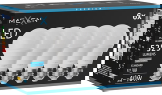 Mexen Nova 6x Λάμπα LED E27, A60, 5W, Ψυχρό - 6500K, 525 lm - L100-E27-0565-01x06