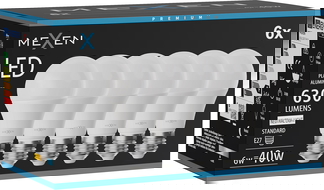 Mexen Nova 6x LED-lamp E27, A60, 6W, Neutraal - 4000K, 630 lm - L100-E27-0640-01x06