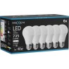 Mexen Nova 6x Bombilla LED E27, A60, 7W, Neutra - 4000K, 735 lm - L100-E27-0740-01x06
