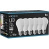 Mexen Nova 6x LED lamp E27, A60, 7W, Neutraalne - 4000K, 735 lm - L100-E27-0740-01x06