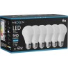 Mexen Nova 6x Bombilla LED E27, A60, 9W, Fría - 6500K, 945 lm - L100-E27-0965-01x06