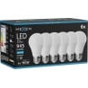 Mexen Nova 6x żarówka LED E27, A60, 9W, Zimna - 6500K, 945 lm - L100-E27-0965-01x06