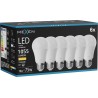 Mexen Nova 6x LED-lampa E27, A60, 10W, Varm - 3000K, 1055 lm - L100-E27-1030-01x06