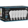 Mexen Nova 6x LED lamp E27, A60, 10W, Külm - 6500K, 1055 lm - L100-E27-1065-01x06
