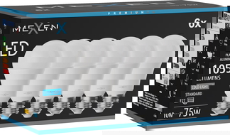 Mexen Nova 6x LED Bulb E27, A60, 10W, Cold - 6500K, 1055 lm - L100-E27-1065-01x06