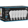 Mexen Nova 6x żarówka LED E27, A60, 12W, Zimna - 6500K, 1260 lm - L100-E27-1265-01x06