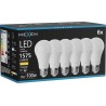 Mexen Nova 6x Bombilla LED E27, A60, 15W, Cálida - 3000K, 1575 lm - L100-E27-1530-01x06