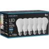Mexen Nova 6x LED-lampa E27, A60, 15W, Kall - 6500K, 1575 lm - L100-E27-1565-01x06