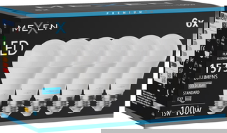 Mexen Nova 6x LED-lamp E27, A60, 15W, Koud - 6500K, 1575 lm - L100-E27-1565-01x06