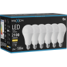 Mexen Nova 6x LED-lamp E27, A70, 20W, Soe - 3000K, 2100 lm - L100-E27-2030-01x06