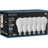 Mexen Nova 6x Bombilla LED E27, A70, 20W, Fría - 6500K, 2100 lm - L100-E27-2065-01x06